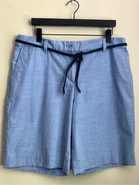 Talbots Light Blue Bermuda Cotton Shorts